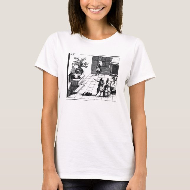 Camiseta Música de pássaro, publicada c.1670 (gravina) (Frente)