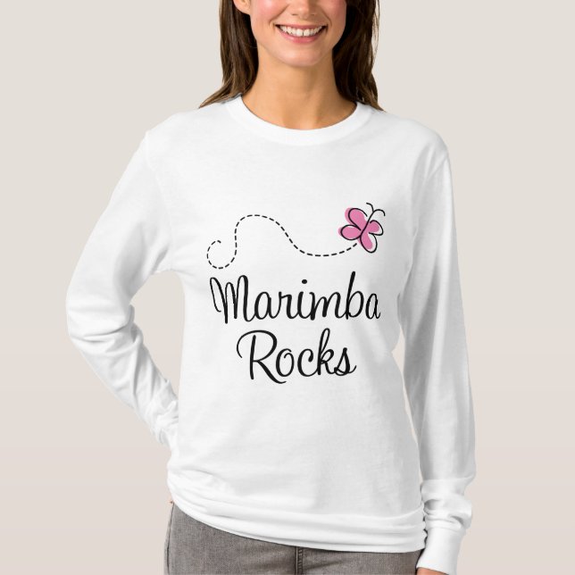 Camiseta Música de rochas do Marimba (Frente)