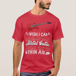 Camiseta Música de rock de guitarra metálicaMúsico de metal