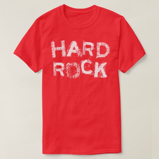 Camiseta música de rock duro (Frente do Design)