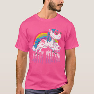 Camiseta Música de Rock Pesado e Heavy Metal de Unicórnio A