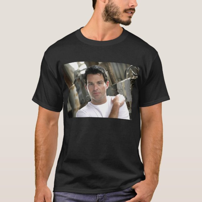 Camiseta Música de Ryan Kelly - preto básico de T - branco (Frente)