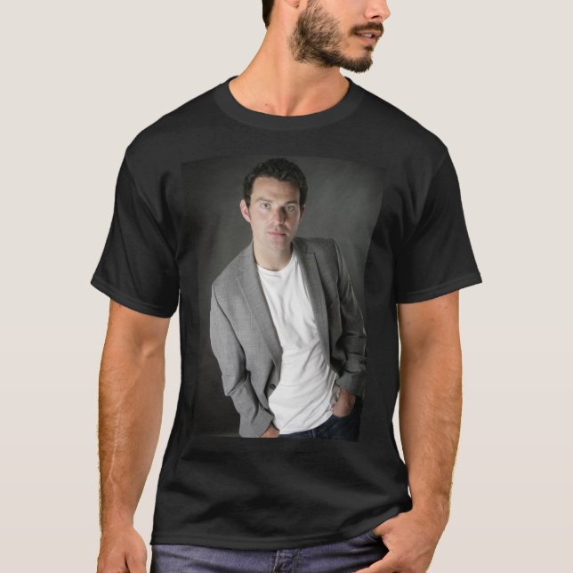 Camiseta Música de Ryan Kelly - preto básico do Tshirt - (Frente)