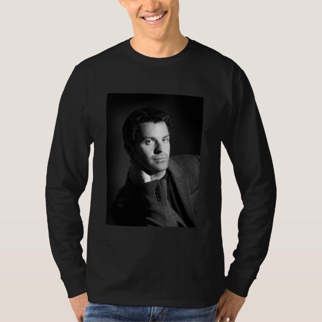 Camiseta Música de Ryan Kelly - preto longo da Capa - (Frente)