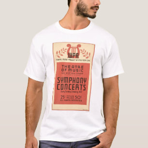 Camiseta Música de teatro WPA 1940 de New York