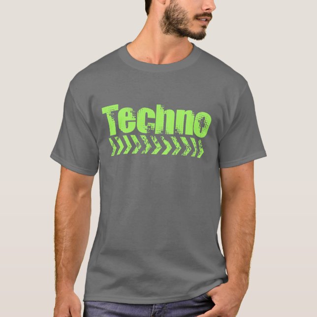 Camiseta Música de Techno (Frente)