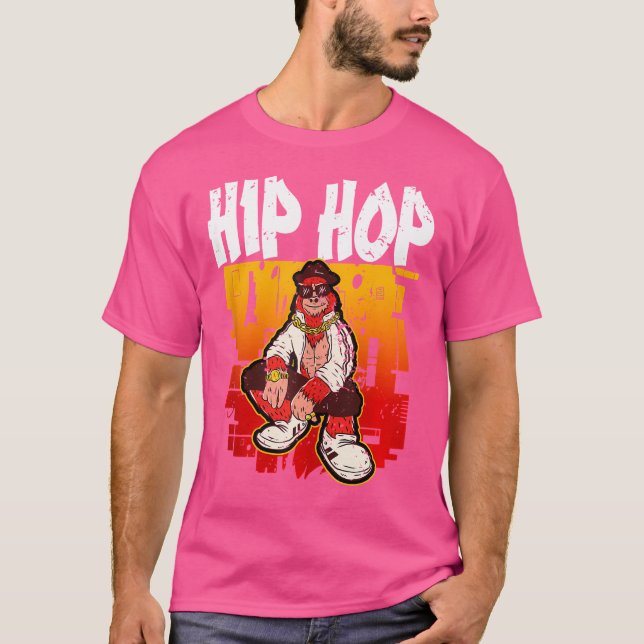 Camiseta Música de trava de Rap do Retro Hip Hop (Frente)