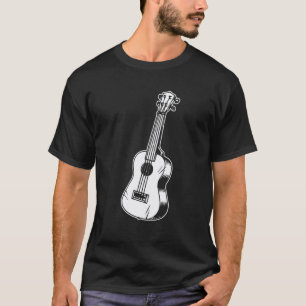 Camiseta Música de Ukulele Guitarrista Guitarra Uke