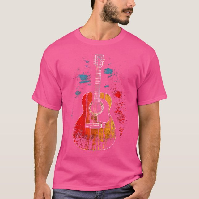 Camiseta Música de Violão 30 (Frente)