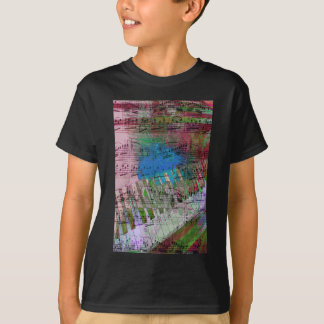 Camiseta música, decoração do piano (6)