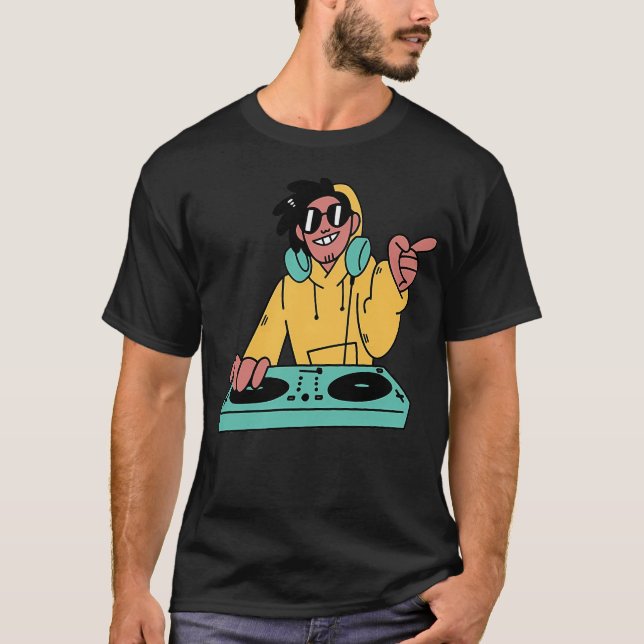 Camiseta Música Dj (Frente)