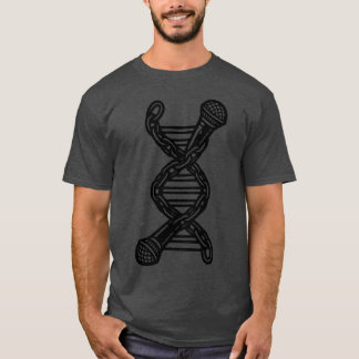 Camiseta Música DNA Rapper DNA Streetwear engraçado