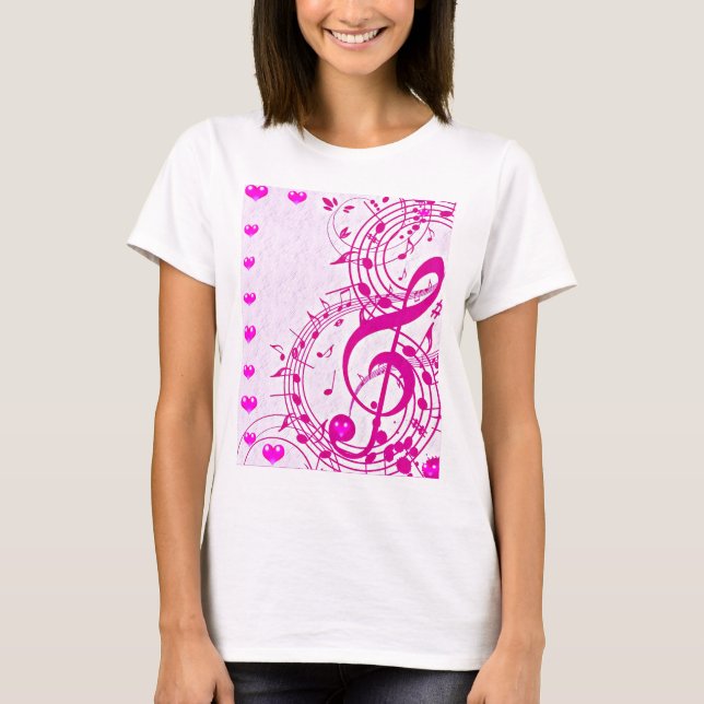 Camiseta Música do amor_ (Frente)