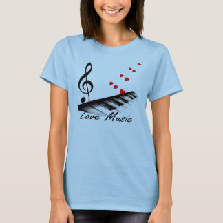 Camiseta Música do amor