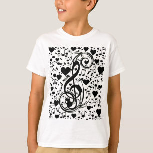 Camiseta Música do coração