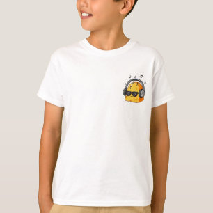 Camiseta Música do DJ Queijo Legal para Crianças