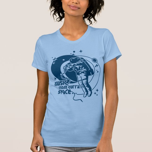 Camiseta Música do espaço do outta (Frente)