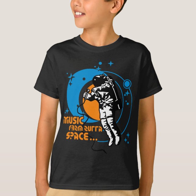 Camiseta Música do espaço do outta (Frente)