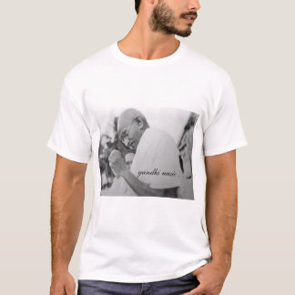 Camiseta música do gandhi