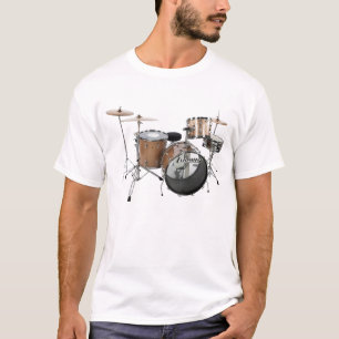 Camiseta Música do jogo da actuação do músico de grupo