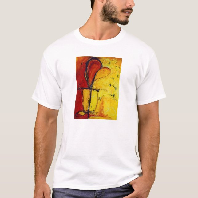 Camiseta Música do violoncelo de Lauren (Frente)