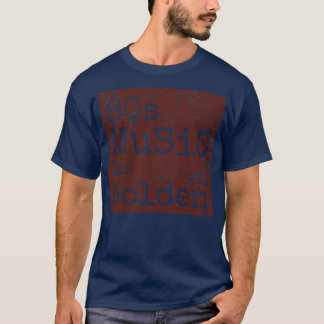 Camiseta Música dos anos 80 Era Ouro