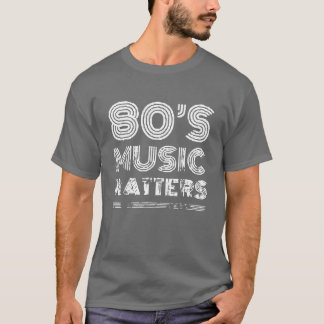 Camiseta Música e amigo dos anos 80