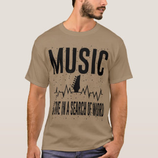 Camiseta MÚSICA É AMOR EM BUSCA DA PALAVRA Vintage