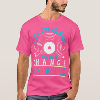 Camiseta Música E Crianças Mudam O Mundo