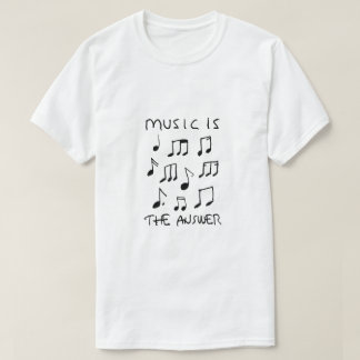 Camiseta Música é minha Impressão de Desenho de Terapia