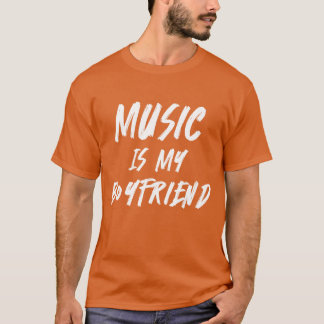 Camiseta Música É Minha Namorado