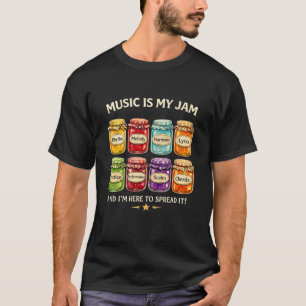 Camiseta Música é Minha Paixão e Estou Aqui para Espalhá-la