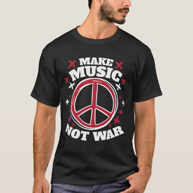 Camiseta música e paz (Frente)