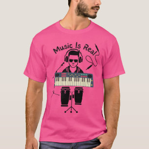 Camiseta Música É Real