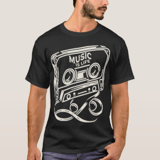 Camiseta Música é vida 2