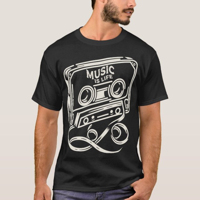 Camiseta Música é vida 2 (Frente)