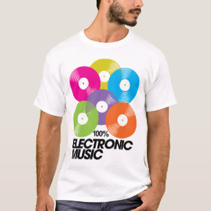 Camiseta Música eletrônica de 100%