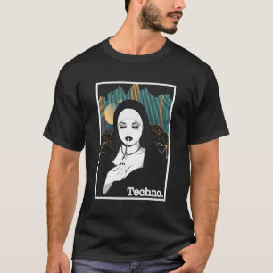 Camiseta Música Eletrônica de Bass Eletrônica de Nun Religi