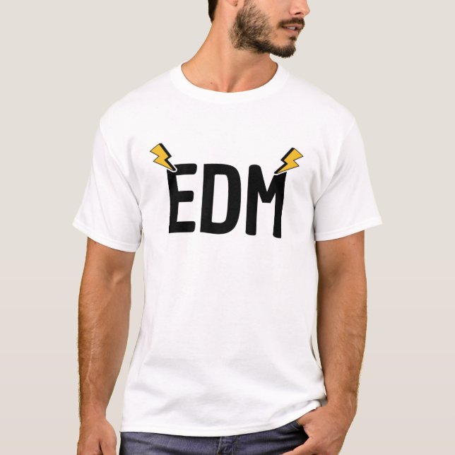 Camiseta Música eletrônica de dança (Frente)