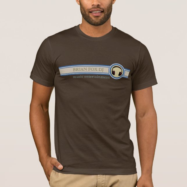 Camiseta Música Eletrônica de DJ Personalizada (Frente)