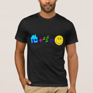 Camiseta Música em Casa Igual a Felicidade
