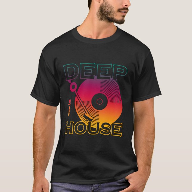 Camiseta Música em casa profunda (Frente)