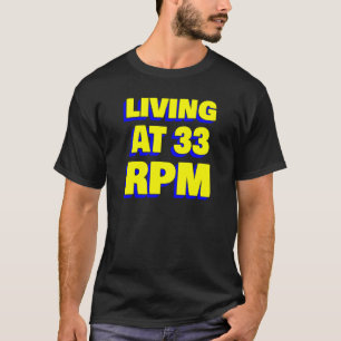Camiseta Música em Vinil Disco Vintage 45 Adaptador de Regi