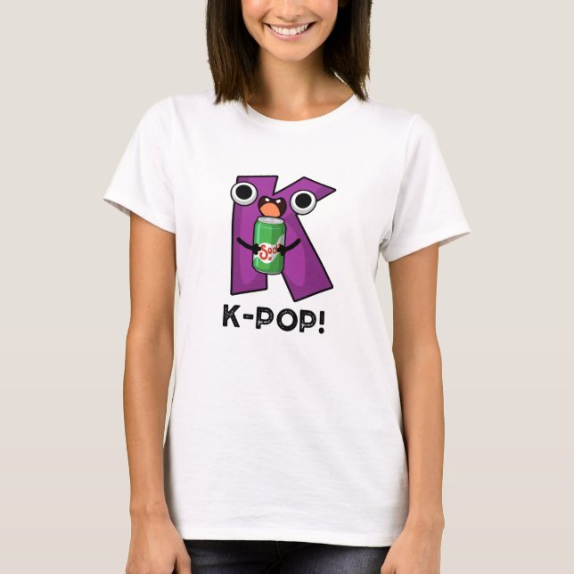 Camiseta Música Engraçada do K-Pop Soda Pop Pun (Frente)