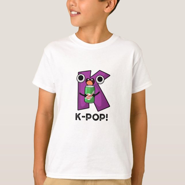 Camiseta Música Engraçada do K-Pop Soda Pop Pun (Frente)