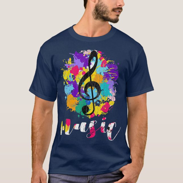 Camiseta Música Engraçada Gráfico Para Músico (Frente)