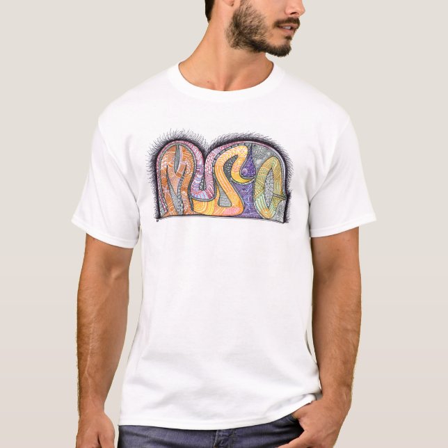 Camiseta Música escrita (Frente)