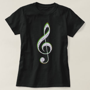 Camiseta MÚSICA - Esmeralda e Resíduo Clef