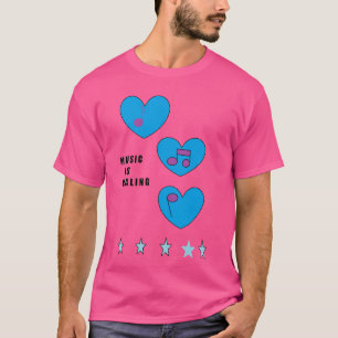 Camiseta Música está curando