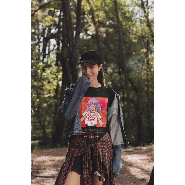 Camiseta Música Euphoria, "Cherry Bomb" (Criador carregado)